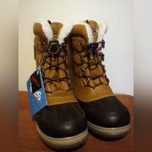 Totes Winter Fun Thermolite Core Boys Duck Type Boots Size 2 NWT Snow Christmas